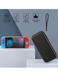 MIXDE Carry Case Compatible with Nintendo Switch & Nintendo Switch OLED Model 2021 Portable Travel Carry Case for Accessories and Console Black  - Image 1