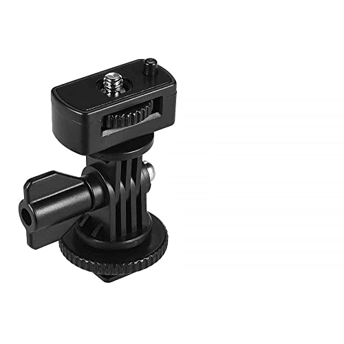 Shomex® Universal Adjustable Cold Hot Shoe Mount Adapter with 1/4" Screw for LED Light Video Monitor Indoor Outdoor Photo Video Studio Shooting Purpose - Image 4