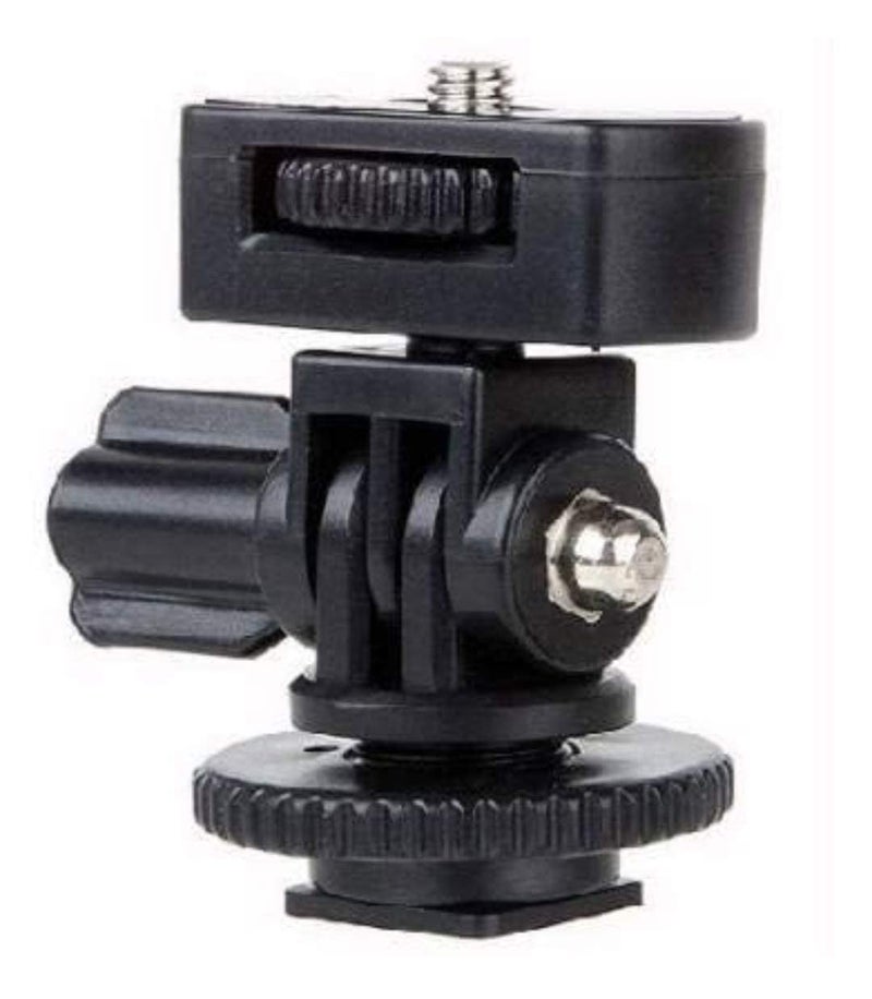 Shomex® Universal Adjustable Cold Hot Shoe Mount Adapter with 1/4" Screw for LED Light Video Monitor Indoor Outdoor Photo Video Studio Shooting Purpose - Image 5
