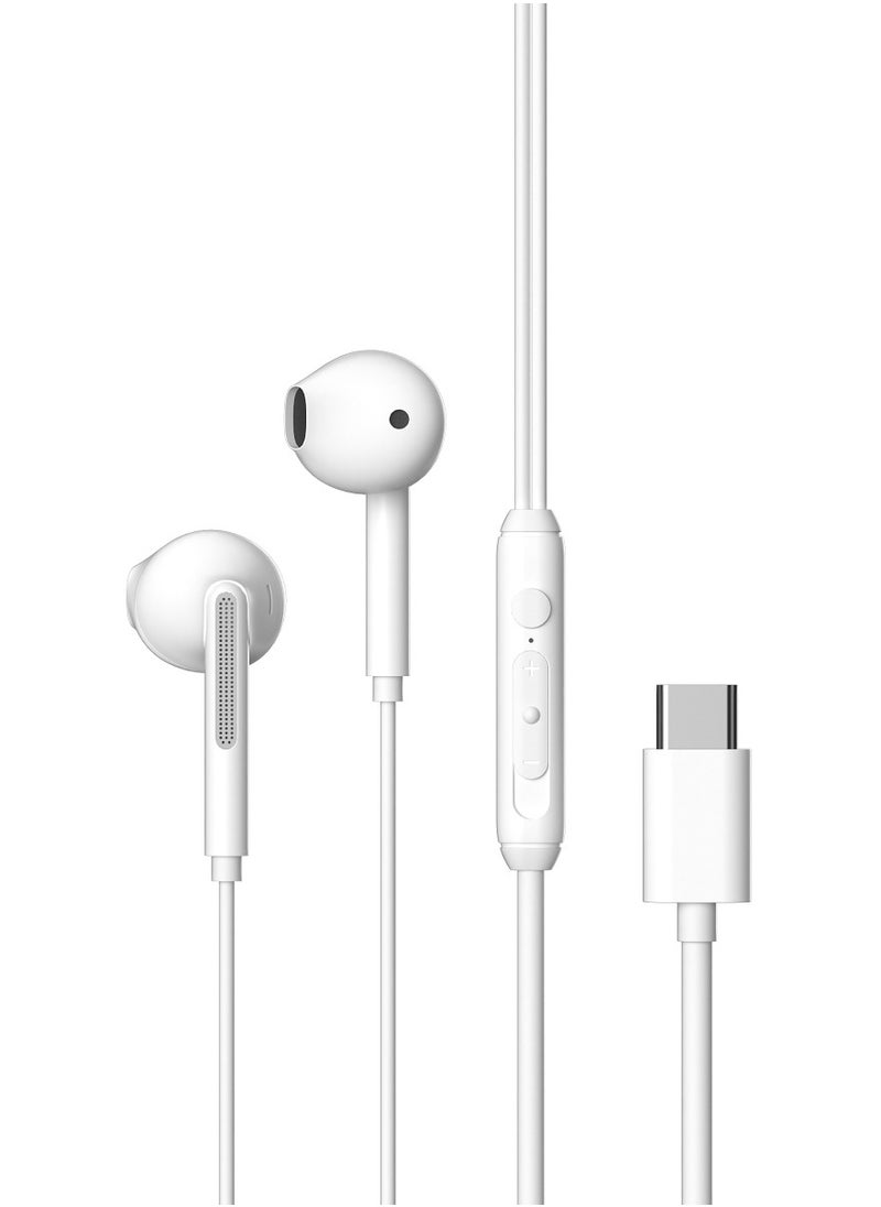 devia Devia A1 Digital Wired Earphones in White  - Image 1