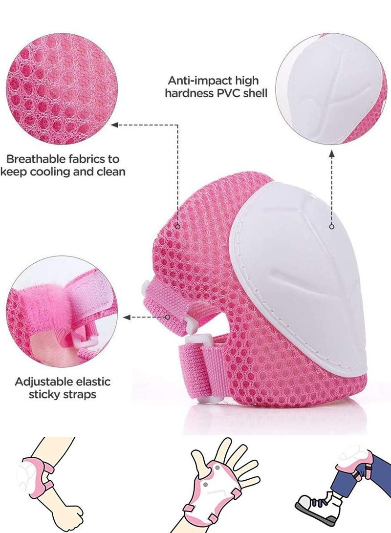SUPER WINNER Kids Skateboard Helmet Protective Gear Set of 7 Pieces for Scooter, Cycling, Roller Skating, Use as Bike Helmets, It has Knee Pads Elbow Pads, Wrist Guards and Adjustable 100% Safety - Image 4