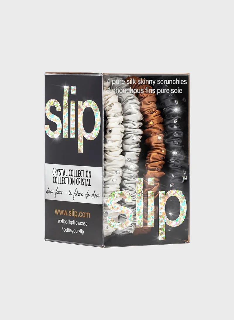 SLIP CRYSTAL SCRUNCHIE DISCO FEVER SKINNY