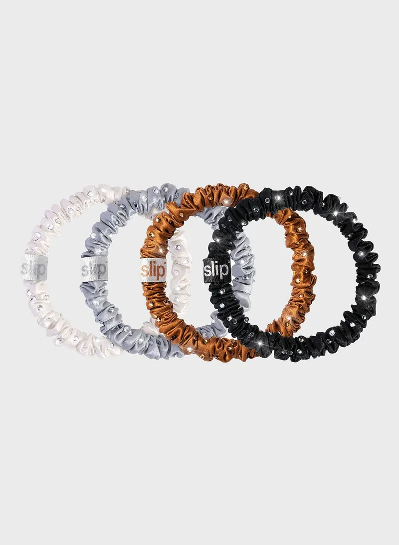 SLIP CRYSTAL SCRUNCHIE DISCO FEVER SKINNY