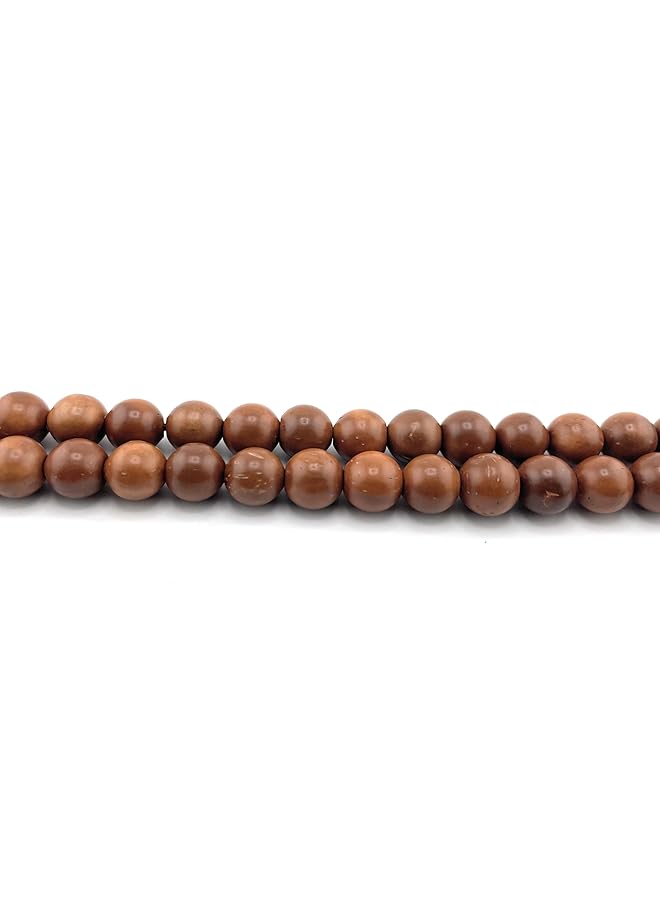 erorex Natural Walnut Wood Rosary Decorated With Royal - Image 4