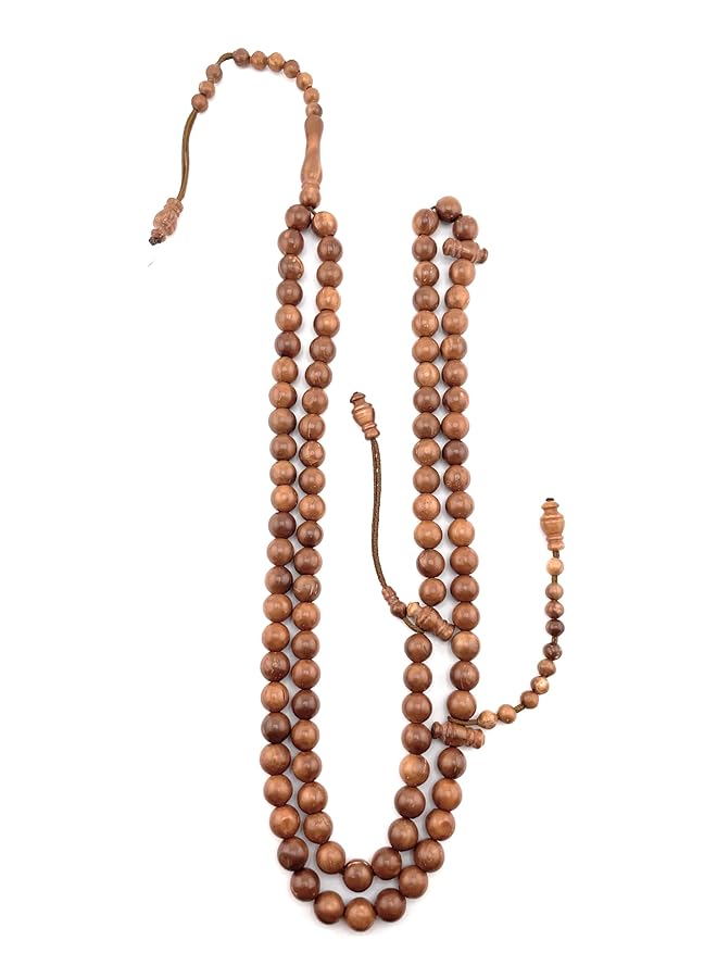 erorex Natural Walnut Wood Rosary Decorated With Royal - Image 5