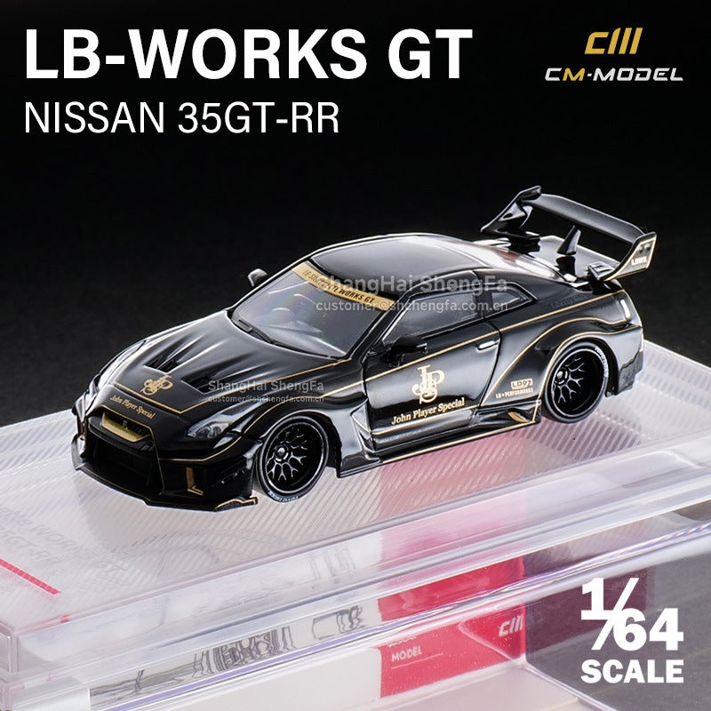 Cmmodel 1/64 Nissan Gt-R35Rr Lbwk Alloy Car Model Simulation Collection Ornaments - Image 5