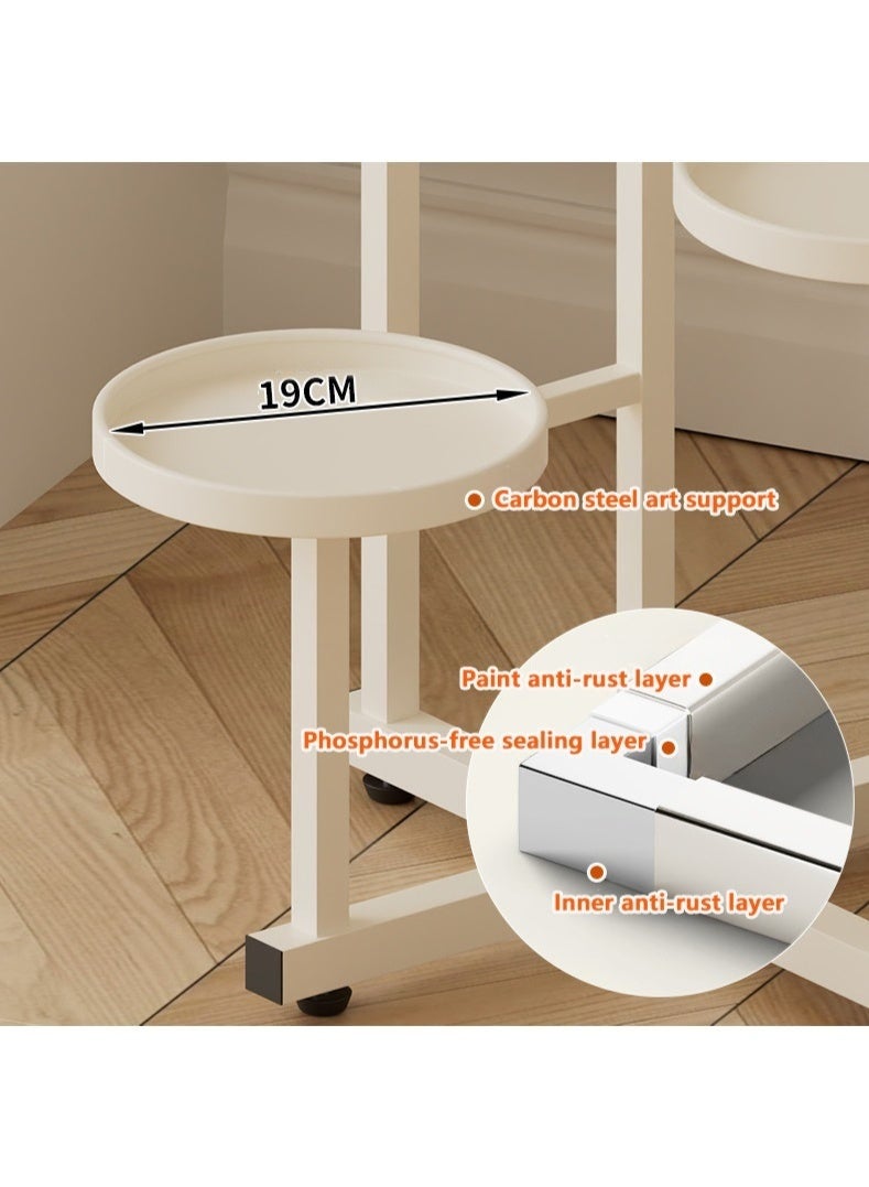 والالا رف زهور، حامل نباتات معدني، رف تخزين نباتات بخمس طبقات، حامل أواني زهور طويل، حامل عرض زهور عصري للشرفة، الحديقة، غرفة المعيشة. - Image 4