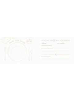 Dinner Party Guest Book  - Image 1