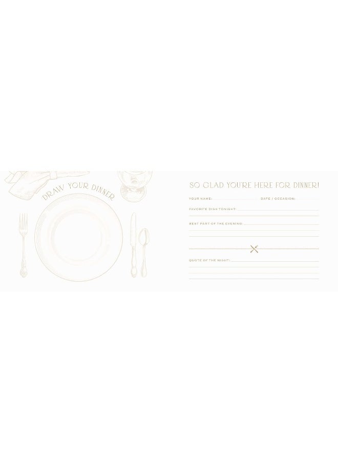 Dinner Party Guest Book  - Image 1