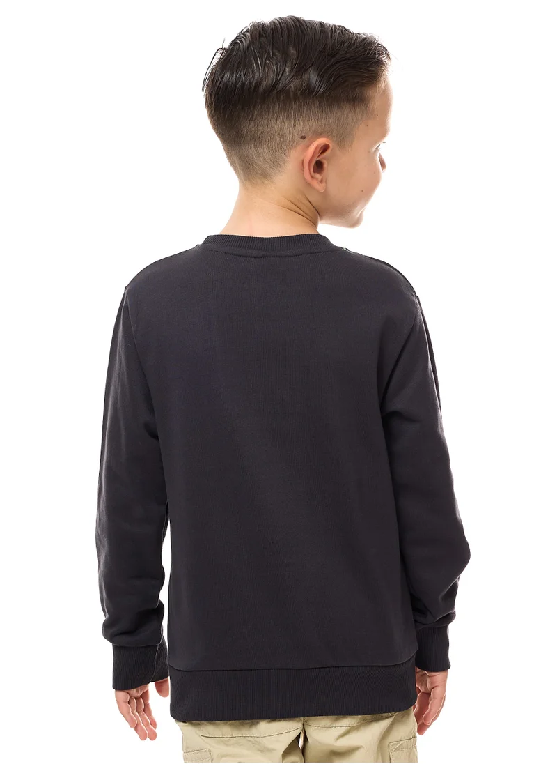 victor and jane Boys' Sweatshirt  (2 - 8yrs) Dark Grey