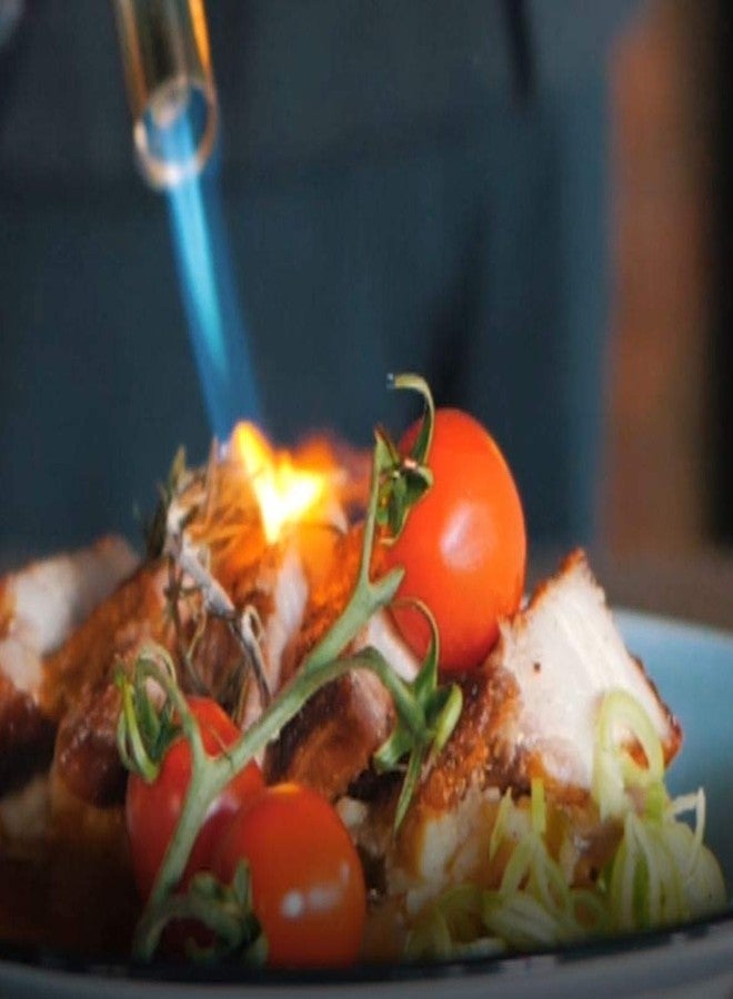 Chef-Master Chef Master Mini Cooking Torch, Food Torch Lighter for Cooking, Butane Kitchen Lighter with Self-Igniting Peizo Trigger, Adjustable Flame for Restaurants for Desserts, Steaks, Creme Brulee, BBQ -90269 - Image 4