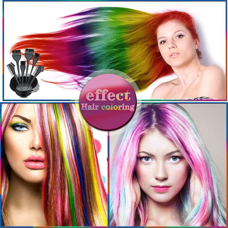 Hairdressing Tools Disposable Hair Color Shawl Hair Coloring Set Salon Tools Hair Color Brush Hair Color Comb Hair Clip Stirring Stick Ear Cover Shawl - Image 3