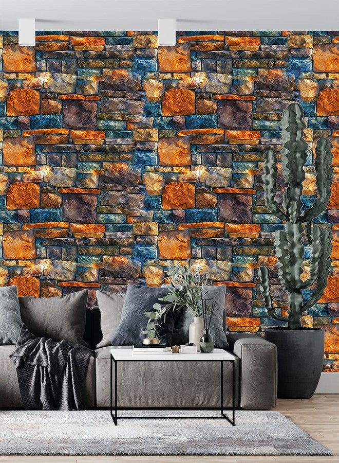 DECOR PRODUCTION 2021-pt6 PVC Self Adhesive Fantasy Wall Sticker for Home Decor, Living Room, Bedroom, Hall, Kids Room, Play Room (10sq.ft), Pack of 1 - Image 3