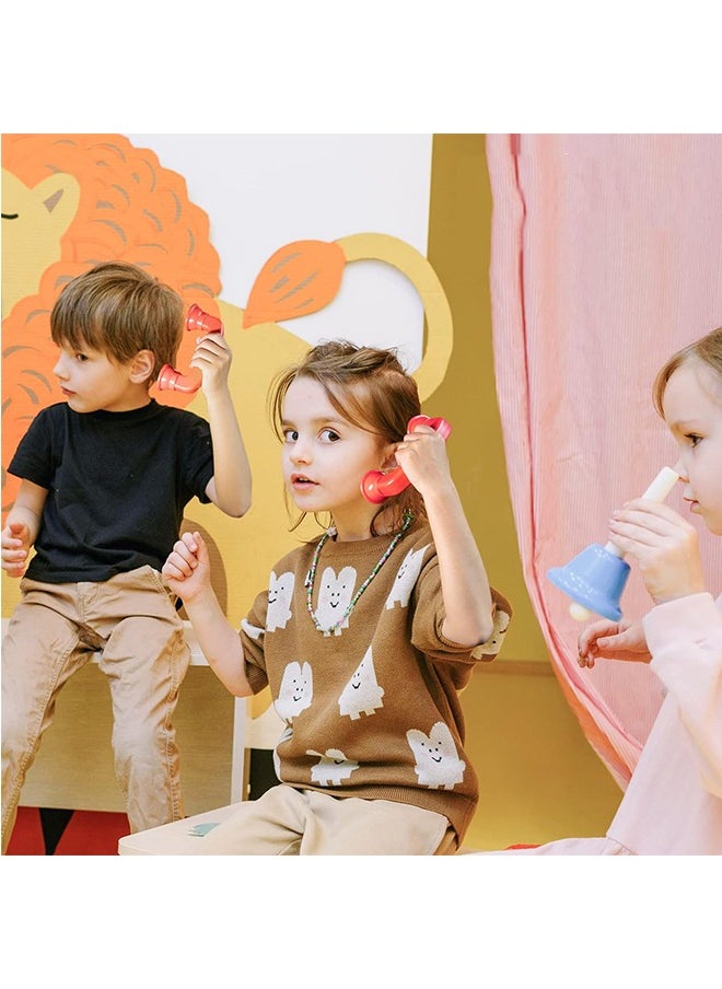 2 Pack Whisper Phones Speech Therapy Toys for Reading & Auditory Feedback - Improve Fluency, Comprehension & Pronunciation- Hear Myself Sound Phone - Blue and Red, Large  - Image 5