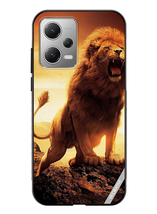 VR CREATIVE Protective Case Cover For Xiaomi Redmi Note 12 Lion King Design Multicolour - Image 1
