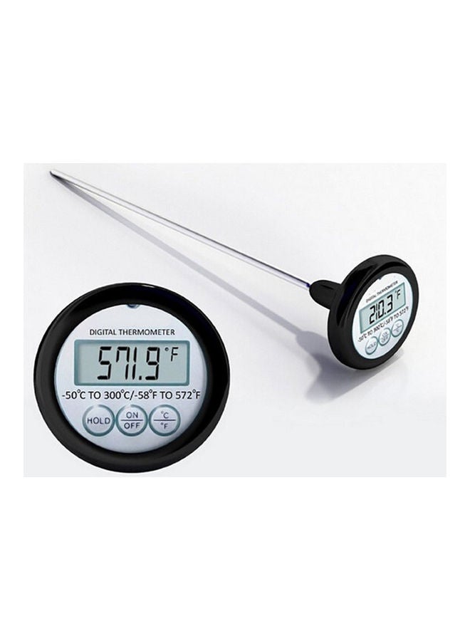 نيبمينينت ميزان قياس حرارة طعام رقمي بتصميم مسبار للشواية والمطبخ أسود 19*5*5سم - Image 1