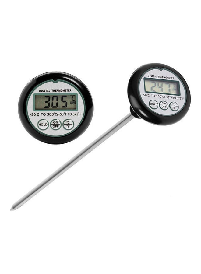 نيبمينينت ميزان قياس حرارة طعام رقمي بتصميم مسبار للشواية والمطبخ أسود 19*5*5سم - Image 3