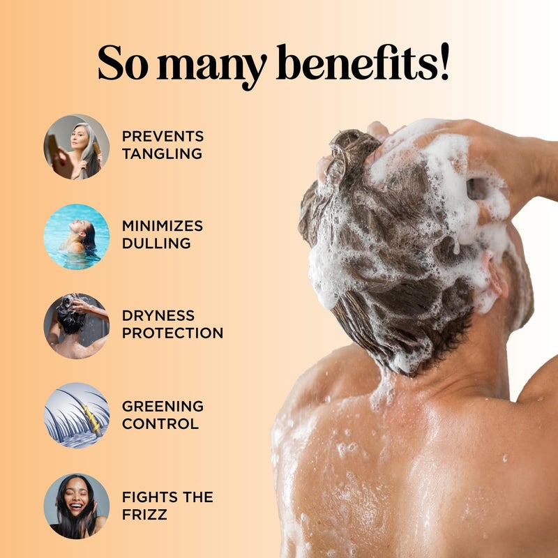 Maple Holistics علاج حماية الشعر من الكلور قبل السباحة - واقي الشعر من مياه البحر وحمامات السباحة مع أحماض أمينية نباتية لحماية الحاجز - يساعد في منع الجفاف وتغير اللون والتجاعيد (8 أونصات سائلة) - Image 5