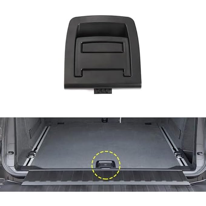 ريحني مقبض سجاد حصيرة خلفية متوافق مع سلسلة ملحقات بي إم دبليو 5 E60F07F11 20092016 X5 E70F15 20062018 X6 E71F16  وظيفة القفل 200720152016201720182019Without - Image 1