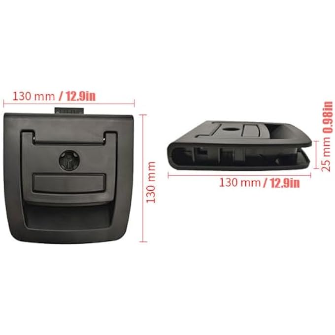 ريحني مقبض سجاد حصيرة خلفية متوافق مع سلسلة ملحقات بي إم دبليو 5 E60F07F11 20092016 X5 E70F15 20062018 X6 E71F16  وظيفة القفل 200720152016201720182019Without - Image 2