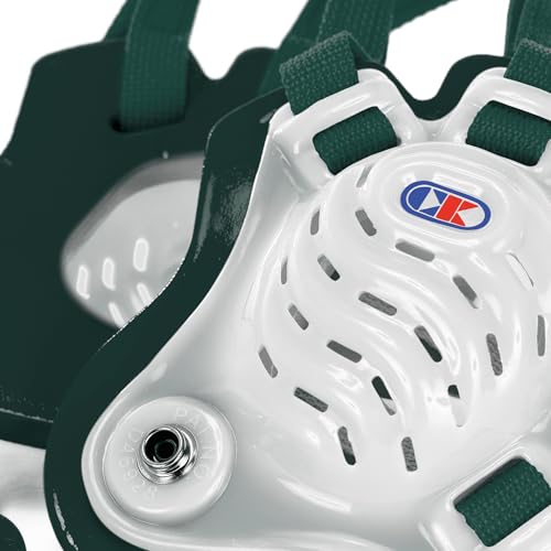 Cliff Keen Tornado Wrestling Headgear (Translucent/Dark Grean/Dark Green) - Image 3