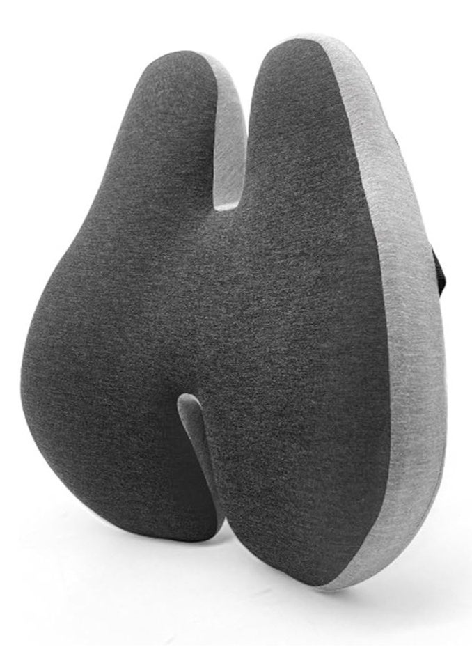 TYCOM Seat Cushion for Office Lumbar Support Pillow Chair Memory Foam Seat Cushion for Sciatica Back Support Pillow Chair Pads Reduce Tailbone Pressure HYKTZ H Dark Grey. 