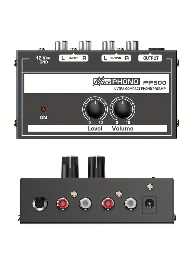 Upgrade New Hi Fi Phonograph Preamp MM Turntable Mini Stereo USB Powered TRS Headphone Jack RCA Output - Image 1