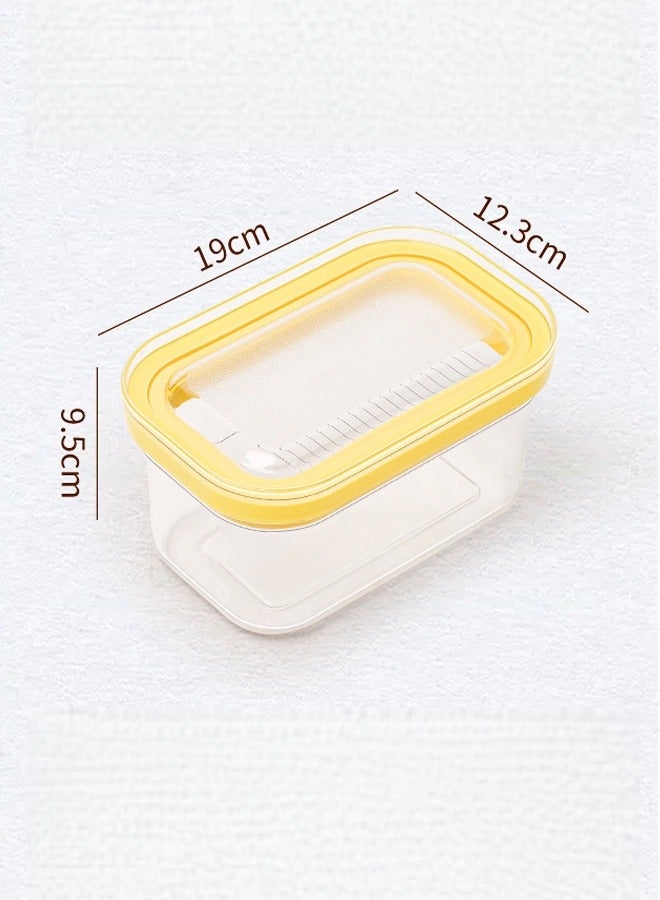 general Household cheese cheese butter storage with lid sealed box storage box butter freshness cutting box - Image 5
