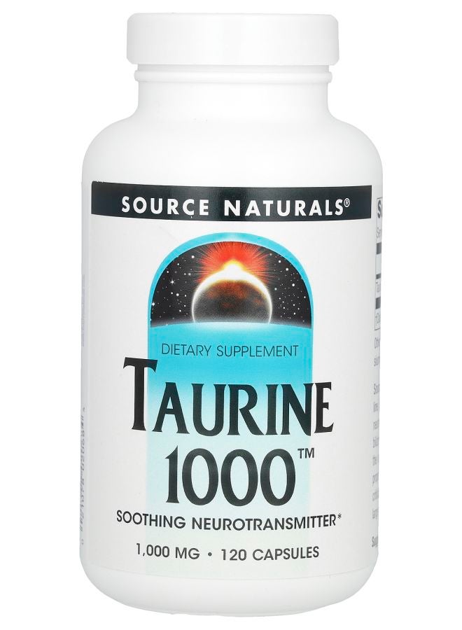 Taurine 1000 1000 mg 120 Capsules