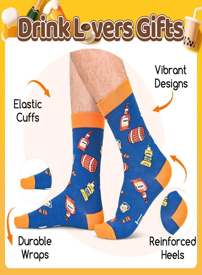 Zmart Bourbon Gifts for Men Women - Novelty Bourbon Socks for Him Her, Father's Day Gift for Dad Husband - Image 2