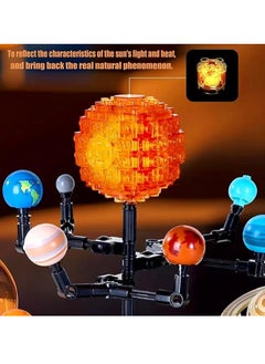 M MIAOYAN Solar system creative building block toys, science experiment educational toys, gifts for children over 8 years old, STEM learning kit 775 pieces  - Image 5