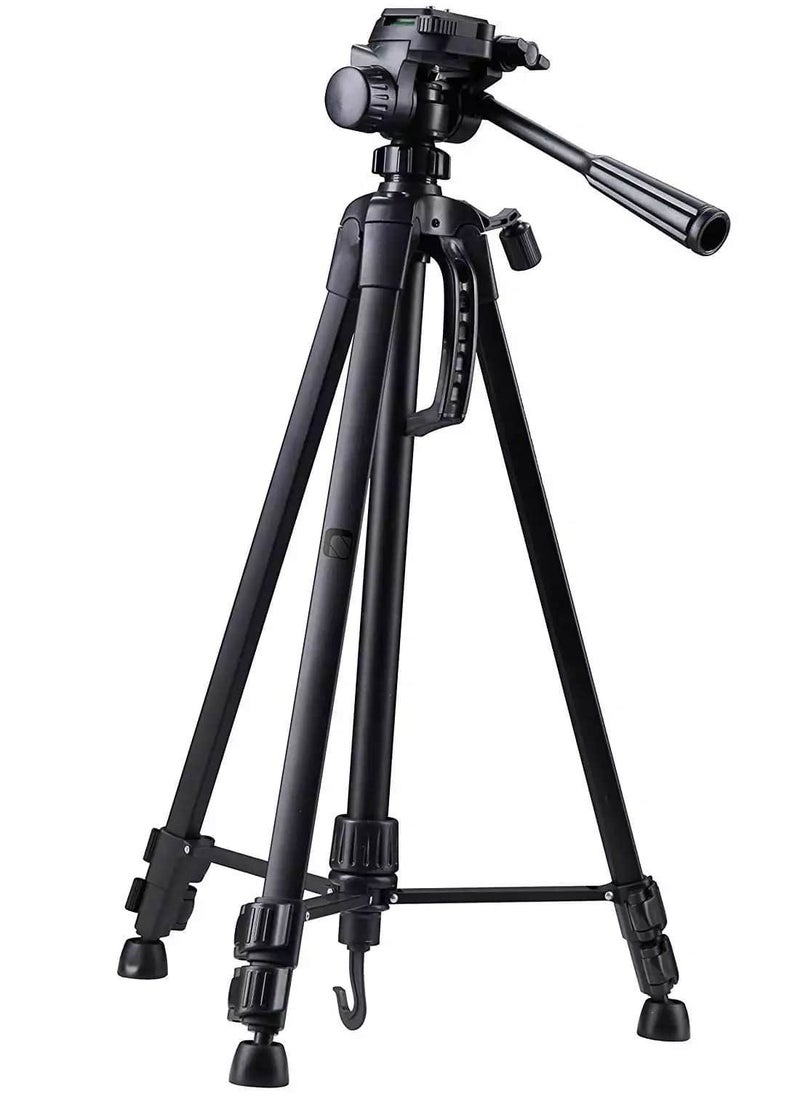 Generic - WT-3520 (55-Inch) Aluminium Tripod, Universal Lightweight Tripod with Carry Bag for All Smart Phones, Gopro, Cameras - Image 1