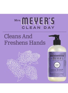 Mrs. Meyer's Clean Day MRS. MEYER'S CLEAN DAY Liquid Hand Soap, Lilac Scent, 12.5 Ounce Bottle (Pack of 3)  - Image 3