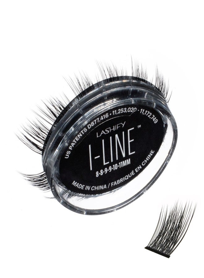 Lashify I-LineShort Pre-Mapped Gossamer, Easy DIY False Lashes to Create an Angled Look and Eyeliner Effect - Image 1
