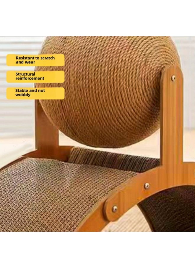 Rabbit Toy Rabbit Rabbit Claw Grinding Plate To Relieve Boredom Grinding Teeth Nail Grasping Plate Gnaw Resistant Rabbit Supplies Pet Vent Sisal Grass Ball-Color:Large Arched Ferris Wheel  - Image 4