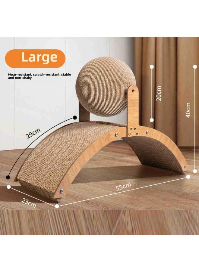 Rabbit Toy Rabbit Rabbit Claw Grinding Plate To Relieve Boredom Grinding Teeth Nail Grasping Plate Gnaw Resistant Rabbit Supplies Pet Vent Sisal Grass Ball-Color:Large Arched Ferris Wheel  - Image 1