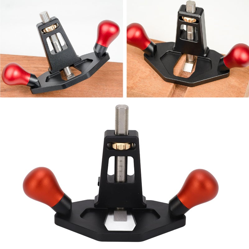 Woodworking Router Plane Hand Router Trimming Plane Anodic Oxidation Treatment Blade Hand Planer - Image 4