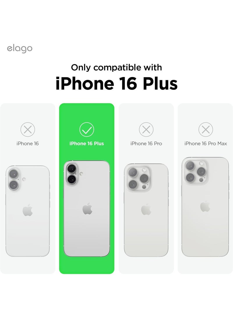 Elago Liquid Silicone for iPhone 16 Plus Case Cover Full Body Protection, Shockproof, Slim, Anti-Scratch Soft Microfiber Lining - Light Blue - Image 2