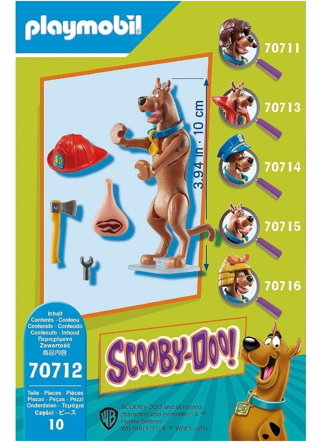 Playmobil Playmobil 70712 Scooby-Doo! Firefighter Action Figure  - Image 3