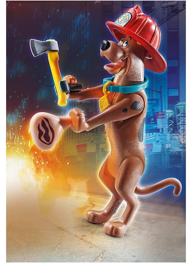 Playmobil Playmobil 70712 Scooby-Doo! Firefighter Action Figure  - Image 2