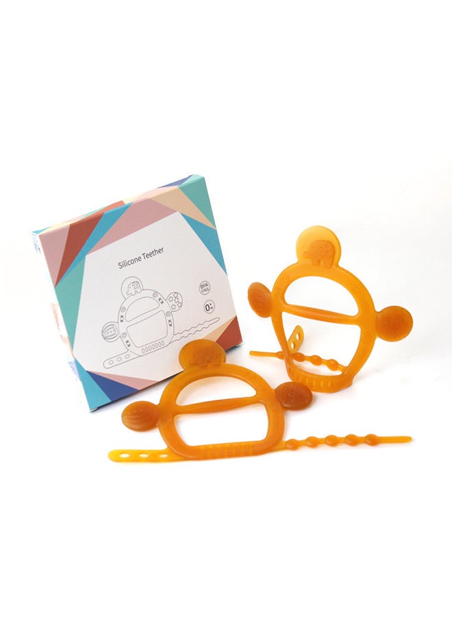 kiddoz Food Grade Safe Silicone Baby Dental Chewer Bracelet Style  - Image 1