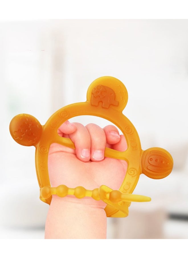 kiddoz Food Grade Safe Silicone Baby Dental Chewer Bracelet Style  - Image 2