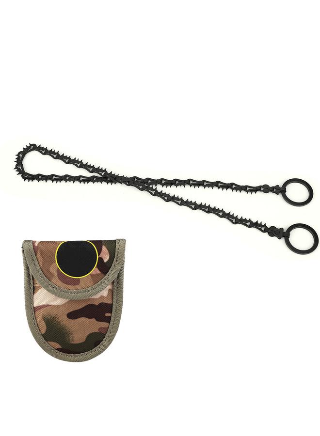 Thoraya Outdoor Survival Portable Chain Saw Hand Chainsaw Gear for Camping Hiking Hunting  - Image 1
