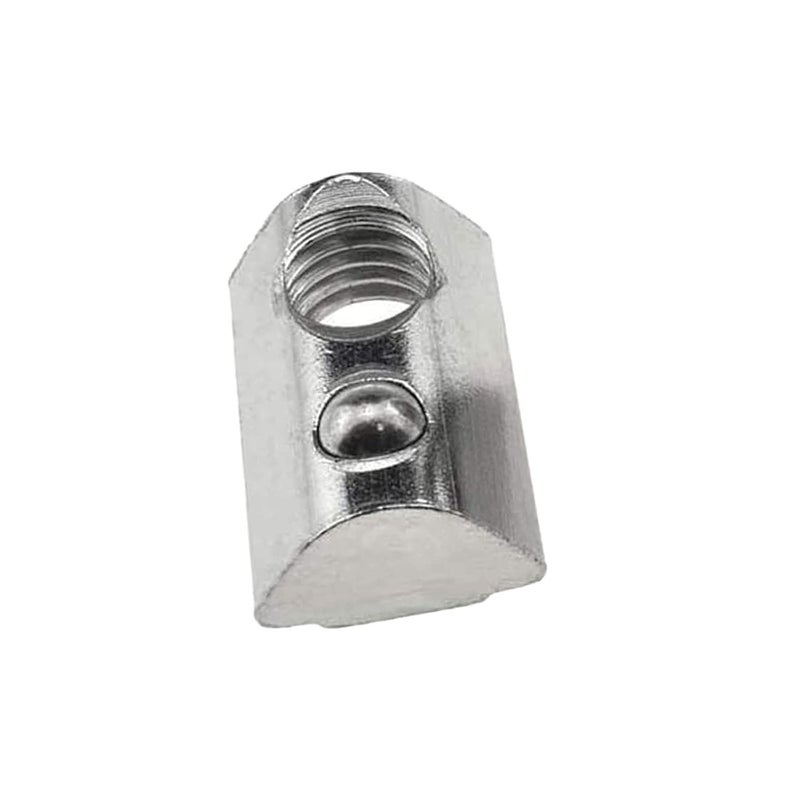 DGZ 4040 Series M8 T Slot Nuts Roll-in Spring Ball Loaded Elastic Nuts Carbon Steel for 4040 Series Aluminum Extrusion Profile Rail with 8mm Slot for 3D Printer（20Pcs） - Image 2
