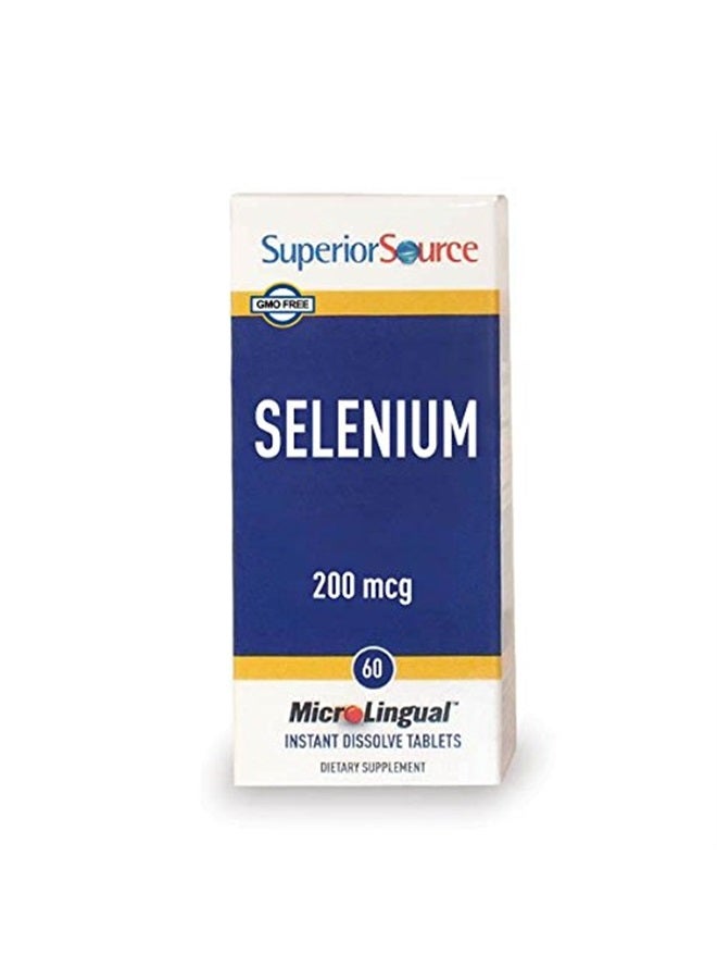 Superior Source Selenium Nutritional Supplements, 200 mcg, 60 Count - Image 1