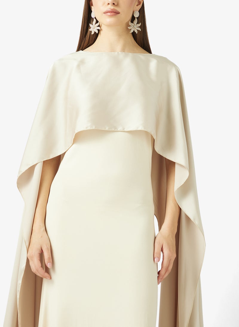 ELLA Shift Dress With Cape Sleeves - Image 3