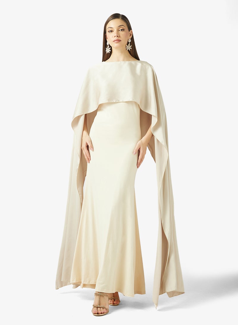 ELLA Shift Dress With Cape Sleeves - Image 1
