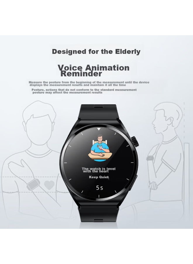 Kpep High-precision Airbag Blood Pressure Watch, Evaluates Uric Acid And Blood Glucose, Health Monitoring, Heart Rate, Blood Oxygen, Sleep, Gift For Parents, Gift For Elderly, Health Watch - Image 2