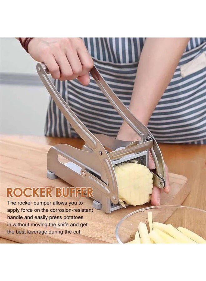 Household Kitchen Multifunctional Vegetable Cutter Stainless Steel Blade for Potato Dicing French Fries Vegetable Shredding Convenient and Practical - Image 5