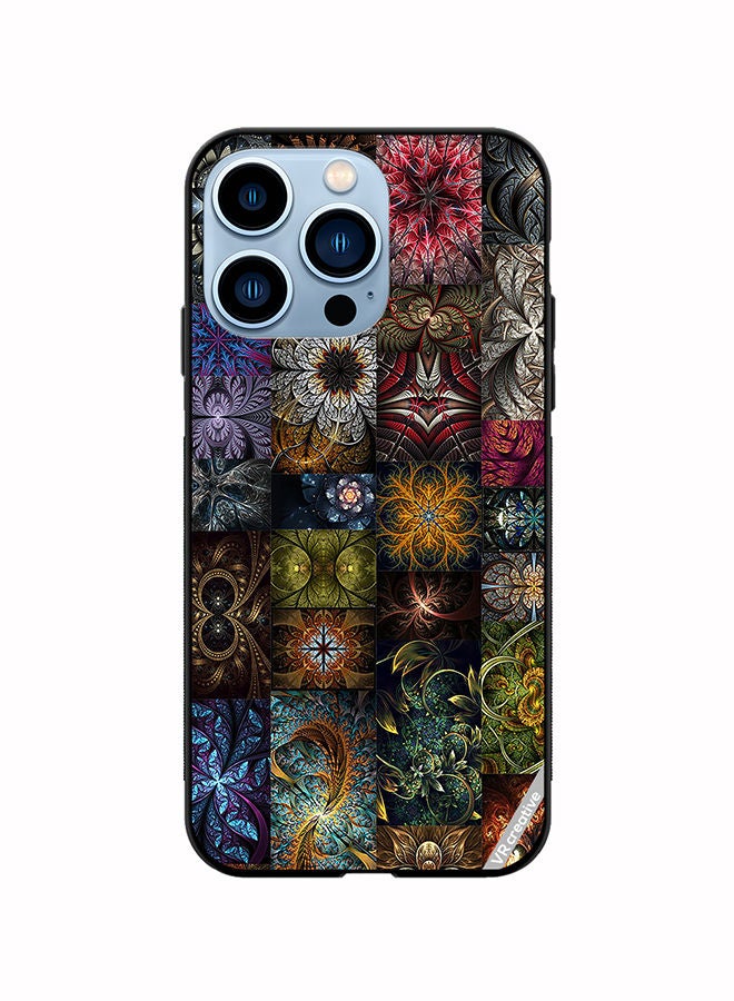 VR CREATIVE Protective Case Cover For Apple iPhone 14 Pro Max 30 Mind Blowing Pieces Of Algorithmic Fractal Art Design Multicolour - Image 1
